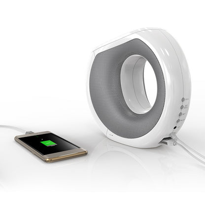 Smart Wireless Charging Alarm Clock Speaker with BluetoothLCD Display