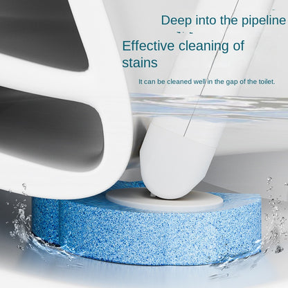 One-Time Use Toilet Brush Set, No Dead Corners, Household Disposable Replaceable Cleaning Brush Head, Antibacterial Toilet Brush for Bathroom